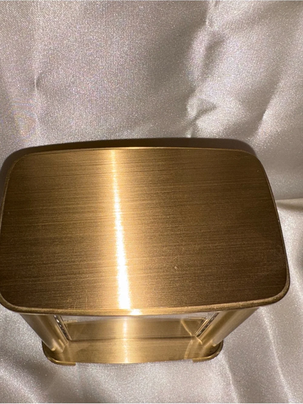 Tiffany & Co. Gold-Tone Brass Desk Clock✨